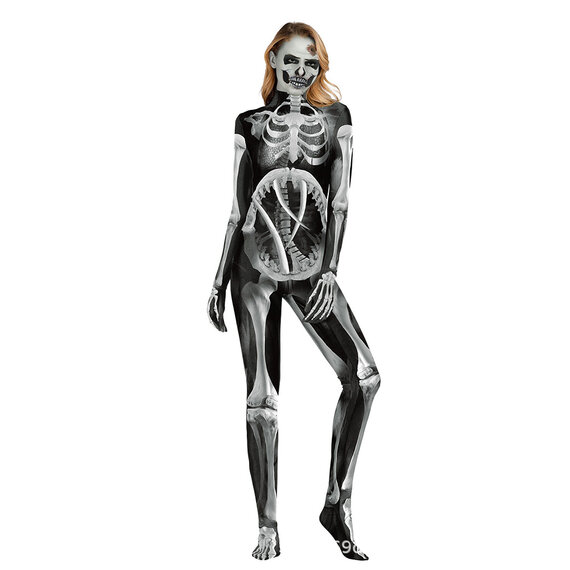 Trend Skeleton Halloween Costume