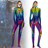 Skeleton Bodysuit Skeleton Costume for halloween theme party