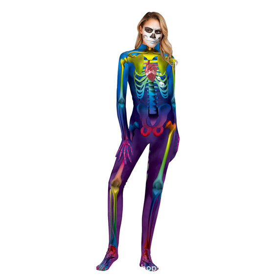 Scary Skeleton Jumpsuit for unisex