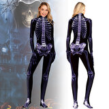 Womens Bad to the Bone jumpsuit Costume