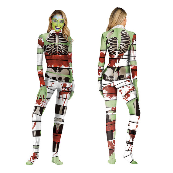 comfortable Skeleton Jumpsuit for halloween