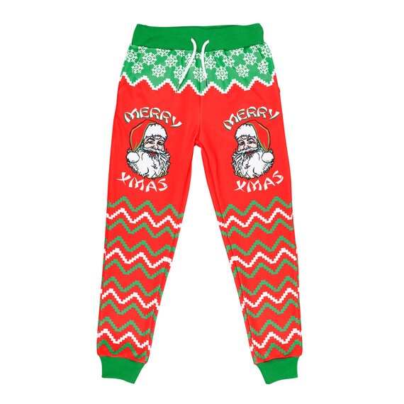 comfortable and warm Christmas Santa claus print hoodie pant for boy and girls 2t - 12t