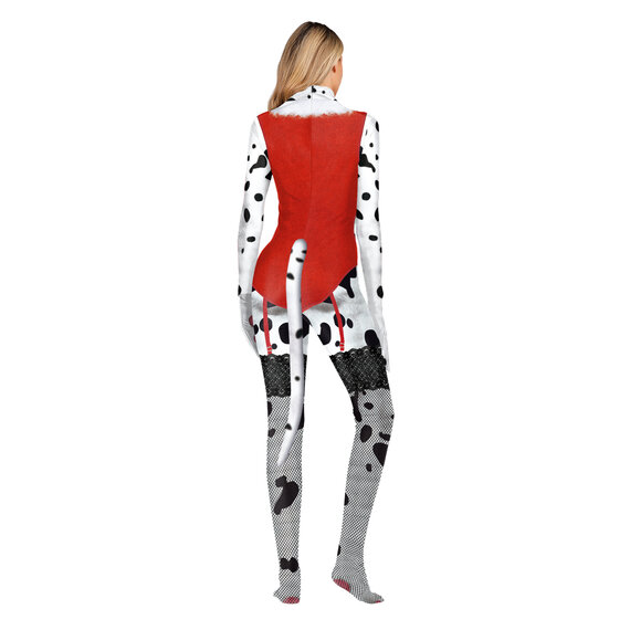sexy  Spotted Dog full bodysuit 3d print costume christmas gift for ladies