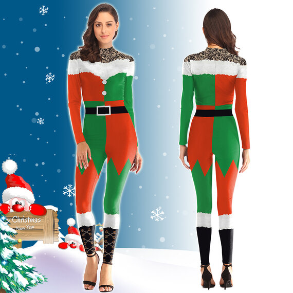 christmas costumes for couples cool jumpsuit for ladies