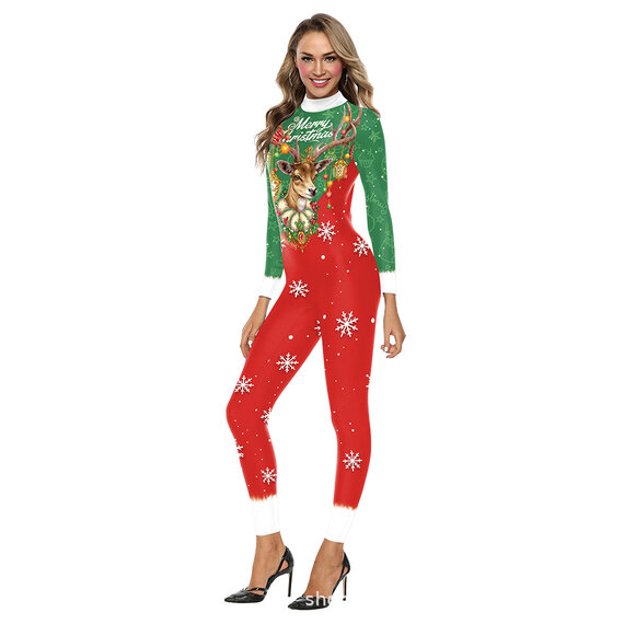 sexy christmas bodysuit women