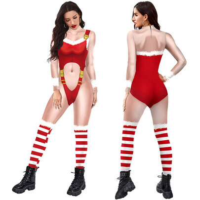 Sexy Santa Underwear in Fancy Dresses for Female