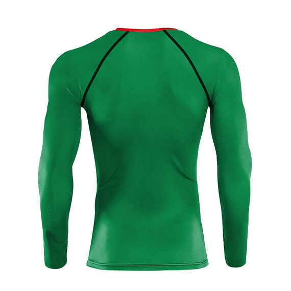 Tech Stretch Long-Sleeve Merry Christmas Dry-Fit T-Shirt