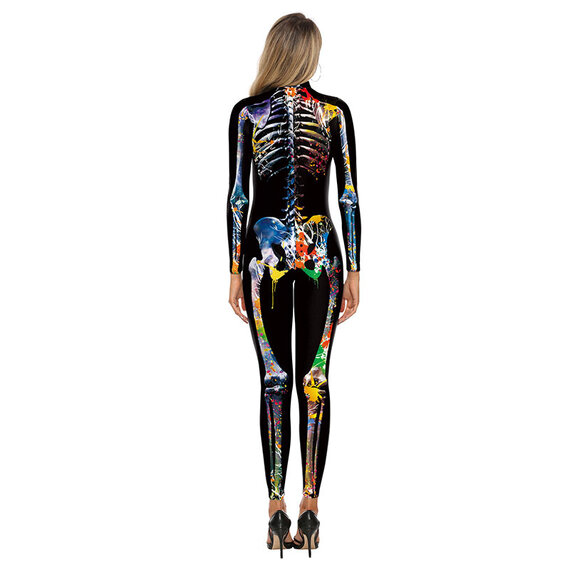 Sexy Carnival Fashion Party Onesies Slim Long Sleeve