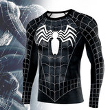 Superhero Soft Running slim fit venom 3d grahic tee shirt