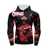 marvel Carnage Venom graphic hoodie pullover sweatshirt for running