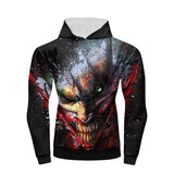 long sleeve Unisex Graphic Hoodies Marvel Venom Carnage pullover sweatshirt for running