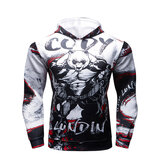 long sleeve fashion KungFu Panda full body print sweatshirt for gym