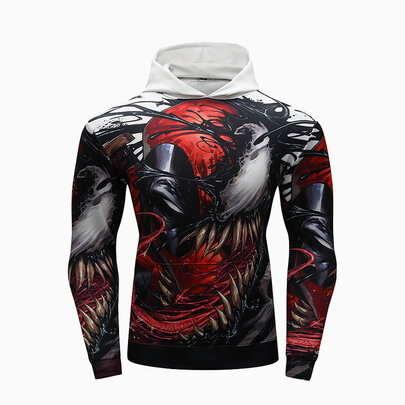 Marvel Comic Venom Sweatshirts 3D Costume Cosplay Jackets Pullover hoodie