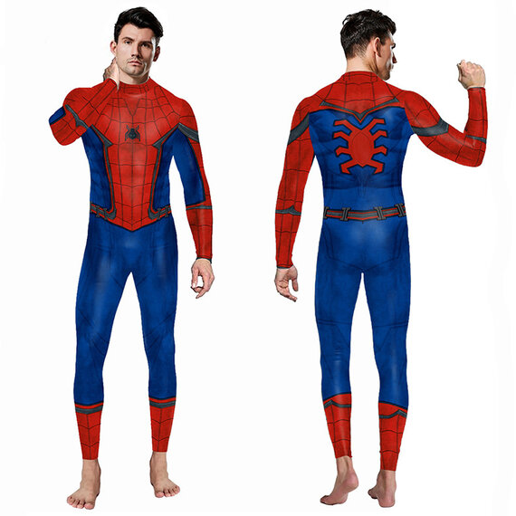 Unisex Spider-man Suits Halloween Homecoming Spiderman Cosplay Jumpsuit
