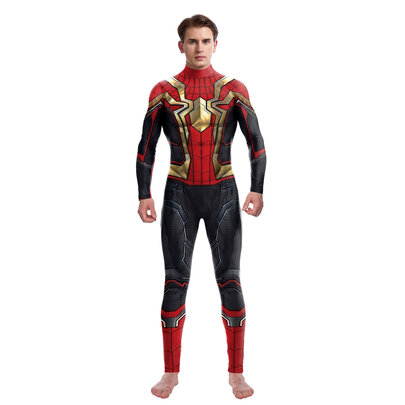 Superhero Spider-Man No Way Home Iron Spider 3d print Cosplay Costume Jumpsuit