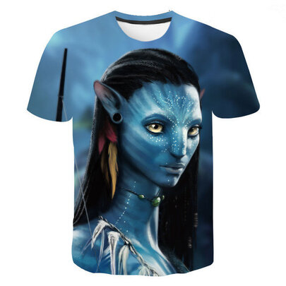 Avatar 2 The Way of Water Neytiri cosplay costume tee shirt for halloween