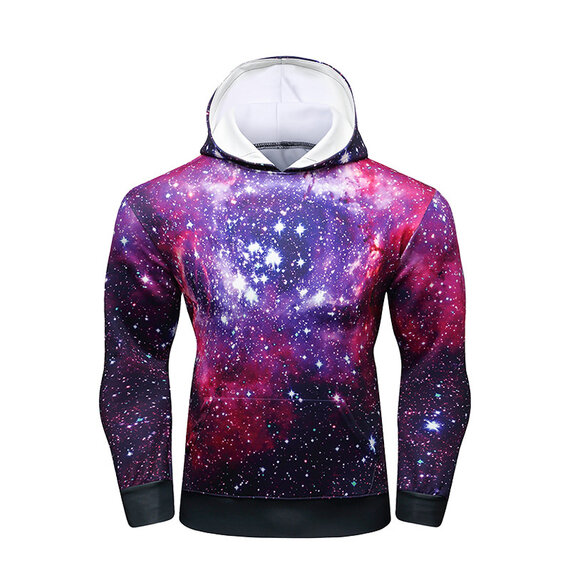 Fashion Galaxy Cool Novelty Hoodies Long Sleeves Hooded Sweatshirt