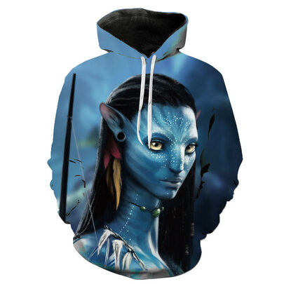 Unisex Hoodies 3D Print Avatar 2 The Way of Water Princess Neytiri pullover hooded sweatshirt