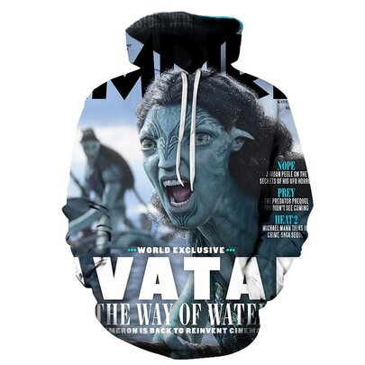 Avatar 2 The Way Of Water Angry Princess Neytiri Cosplay Hoodie For Unisex