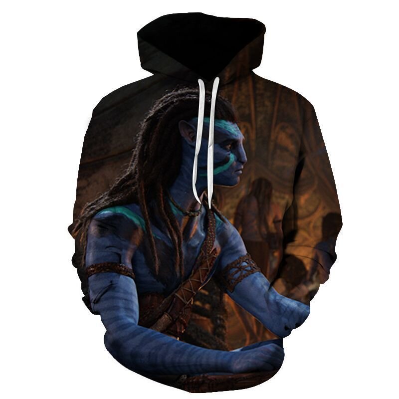 Avatar: The Way of Water Jake and Neytiri Face Heart Sweatshirt