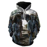 Avatar 2 The Omaticaya Clan Navi family Kiri Lo'ak 3d print hoodie cosplay costume for role parties