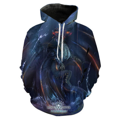 Avatar 2 The Way of Water Monster Hunter Ic Borne full body print hoodie