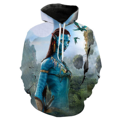 Avatar The Omaticaya Clan Princess Neytiri full body print hoodie Pandora World pullover sweatshirt