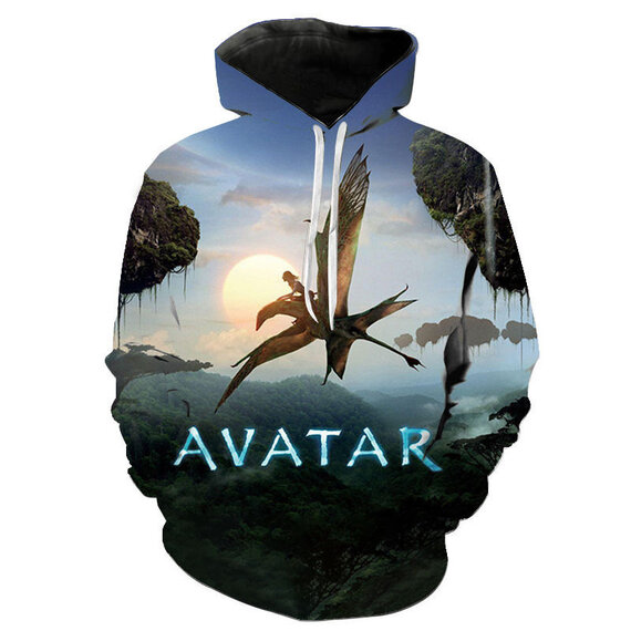 Avatar 2 The Way Of Water Neytiri Ride Great Leonopteryx 3d print hoodie for cosplay