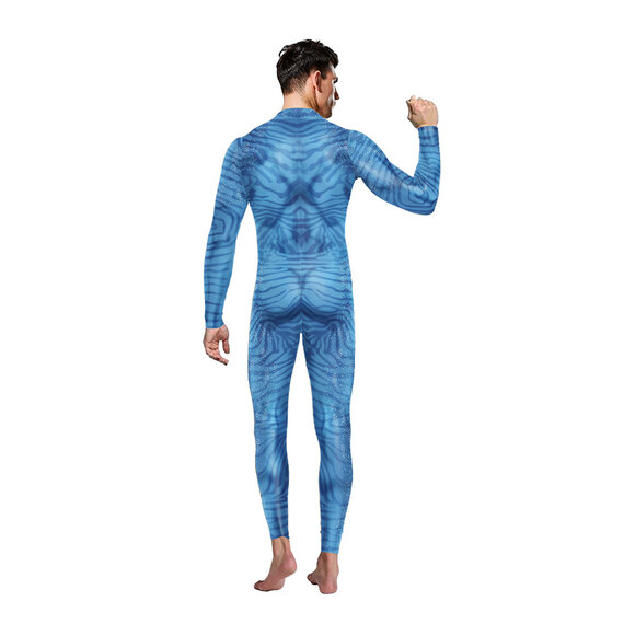 Avatar 2 The Way of Water Cosplay Costume Halloween Jumpsuit for James Cameron Movie fans
