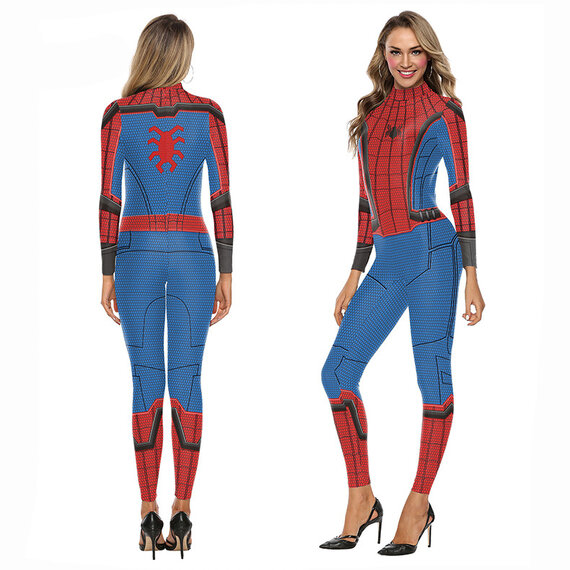 Halloween Costume Superhero spider man Costume for women