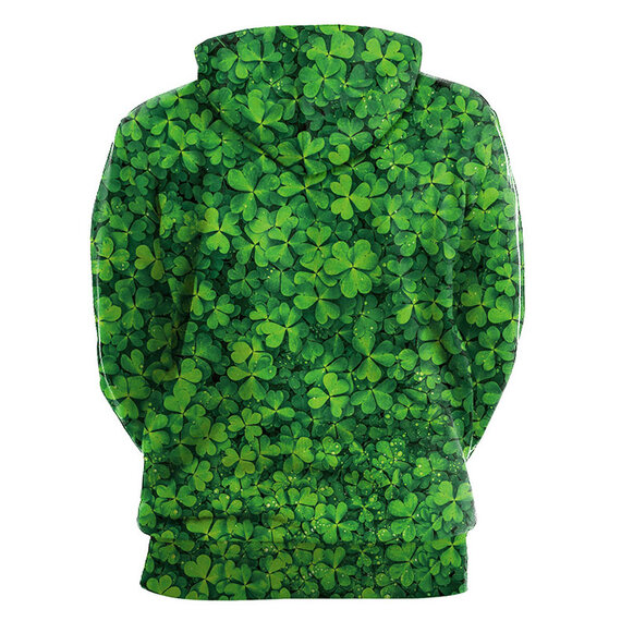 St Patrick's Day Hoodie for Women Teen Girls 3d graphic cosplay sweatshirt