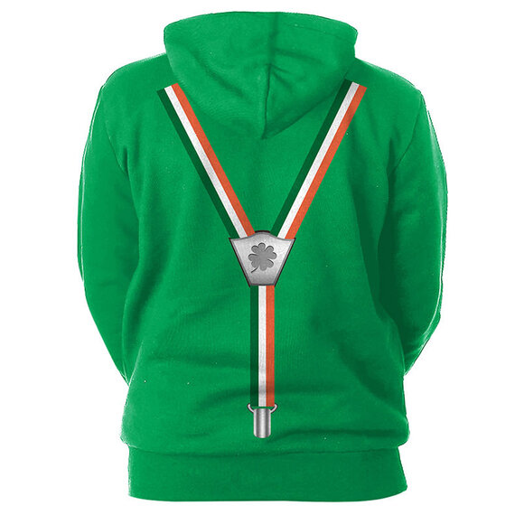 St Patrick's Day Hoodie for Women Teen Girls 3d print Lucky Charm Clover Pullover Hoodies