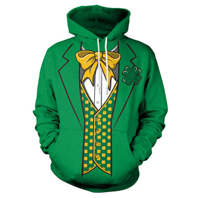 Unisex Sweatshirt Funny St Saint Patricks Day Clover Hoodie
