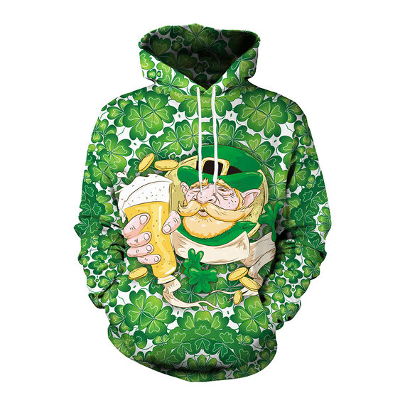 Saint Patrick Hoodie is pretty and interesting,can make you get more attention and compliments from friends