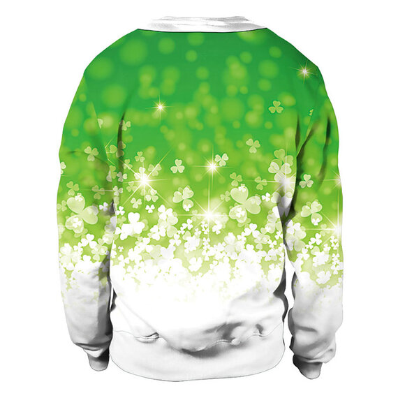 Men St. Patricks Day sweatshirt Comfy 3D Printed tux