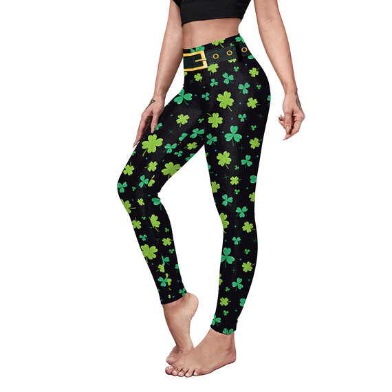 Funny St. Patrick's Day Festive Legging For girls and women