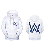 casual Alan Walker 3D Printed Hoodie with drawstring hooded