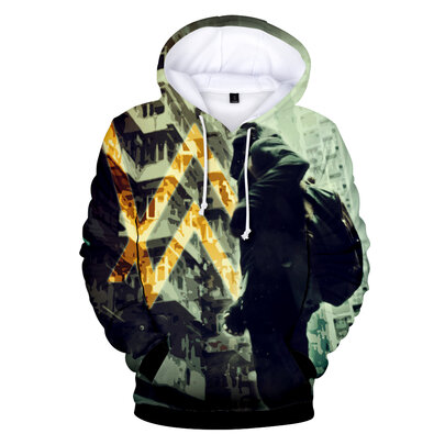 Alan Walker Faded Hoodie Men Sign Printing Hip hop Rock Star sweatshirt