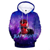 cool bad Bunny Unisex Hoodie Casual Sweatshirt