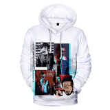 long sleeve Jelly Roll graphic hoodie with front pocket for sale