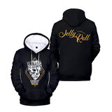 American popular singer  Jelly Roll Good Night Nashville 3d graphic pullover hoodie for female and male