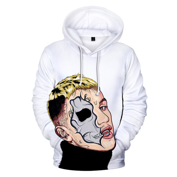 long sleeve drawstring hooded  Lil Peep hoodie with pocket