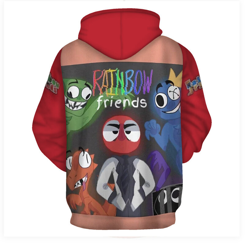 Game Rainbow Friends Hoodie Red - PKAWAY