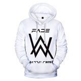 Faded Alan Walker Hoodie Sweatshirt Men Casual Long Sleeve