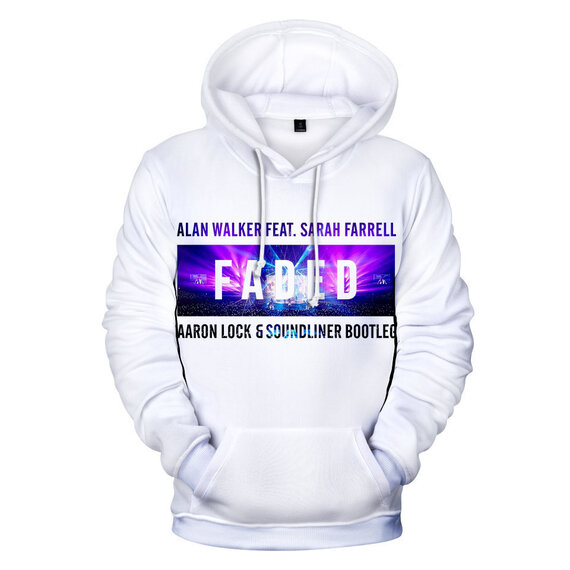 Alan Walker Feat Sarah Farrel 3d print Pullover Hoodie with pocket