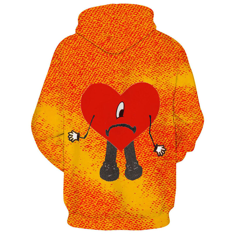 Bad Bunny Un Verano Sin Ti Print Hoodie