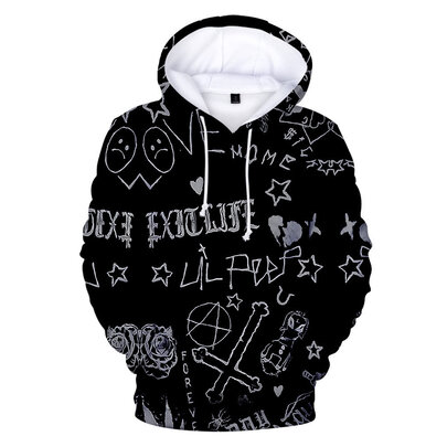 Lil Peep Hooded Hoodies Mens Sweatshirts United States Popular Rap music tops