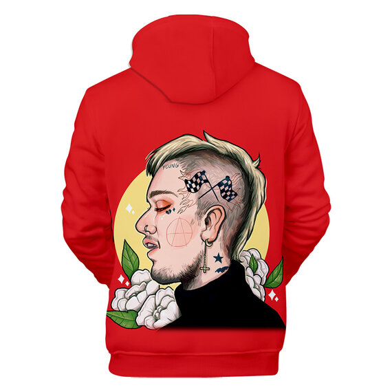 Lil Peep Men's Casual Graphic Hoodies.Mature Printing Tech