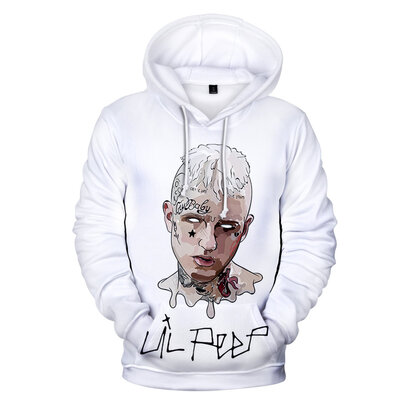 Trendy Lil Peep Rapper Hoodies Made of durable and practical polyester, soft and comfortable to sport