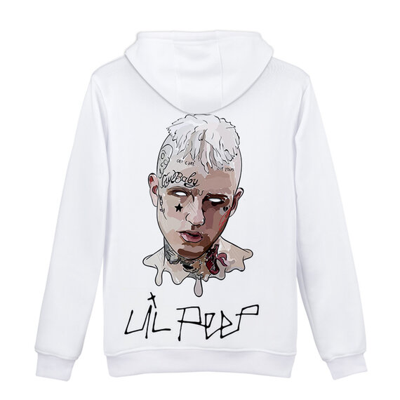 Cool Lil Peep Pullover Hoodies Unisex Fashion Print Hoodie Sweatshirt.super chic and slouchy!